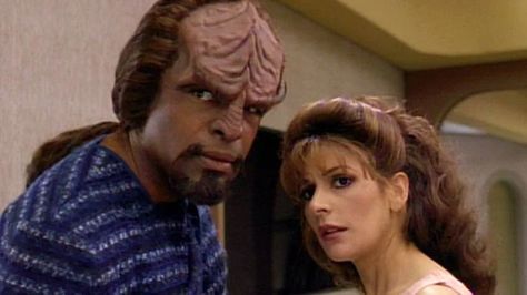 Star Trek's Marina Sirtis Hated The Troi-Worf Romance Storyline More Than Fans Think Jonathan Frakes, Deanna Troi, Marina Sirtis, Star Trek The Next Generation, Interracial Love, Oral History, Crew Members, Executive Producer, Live Long