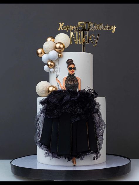 40 Th Birthday Cakes For Women, 59th Birthday Cake, Ladys Birthday Cake Ideas, 40th Birthday Cake For Women Elegant Awesome, Makeup Cake Design, 40th Birthday Cake For Women Chocolate, Cake With Woman Face, Lady Face Silhouette Cake, 30th Birthday Cake For Women