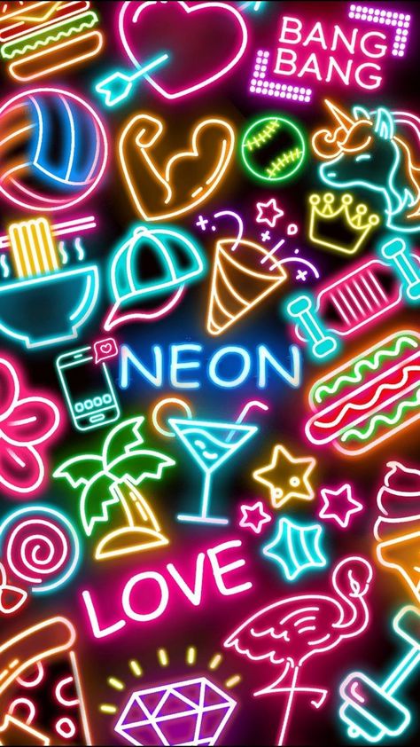 Neon Wallpapers, Neon Backgrounds, Wallpaper Iphone Neon, Crazy Wallpaper, Cool Backgrounds Wallpapers, On Wallpaper, Neon Aesthetic, Neon Design, Neon Wallpaper