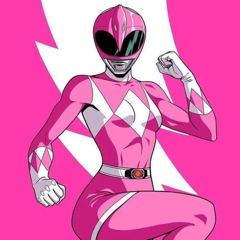 Kimberly Power Rangers, Pink Ranger Kimberly, Power Rangers Pink, Power Rangers Comic, Power Ranger Party, Pink Power Rangers, Power Rangers Fan Art, Pink Ranger, Power Rangers Art