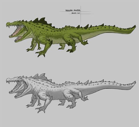 Alligator Monster, Fantasy Creatures, Alligator, Art Inspo, Twins, Quick Saves, Art