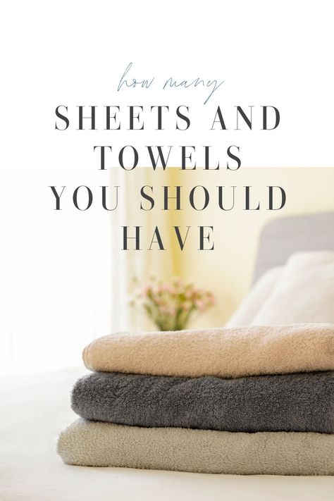 How Many Towels Does A Family Need, How Many Towels Do You Need, How To Bleach Whites, Spare Bedroom Closets, Spare Room Closet, Bed Organiser, Box Spring Cover, Sanitary Towels, Over The Toilet Cabinet