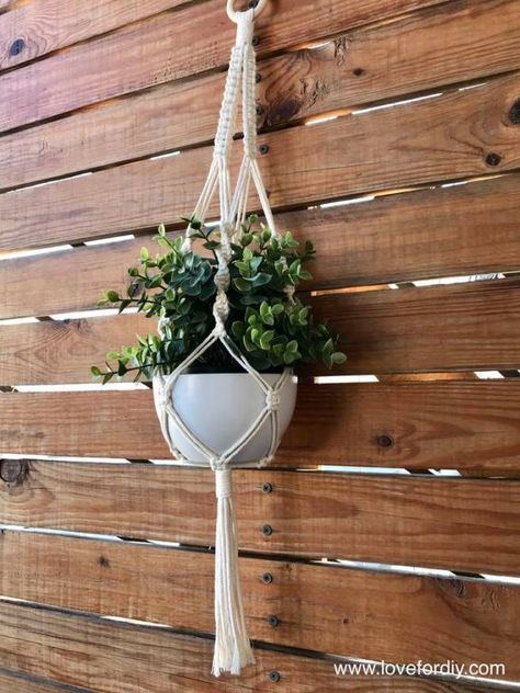 Diy Macrame Plant Hanger Tutorials, Plant Hanger Tutorial, Macrame Plant Hanger Tutorial, Macrame Plant Hanger Patterns, Makramee Diy, Diy Macrame Plant Hanger, Hanger Diy, Diy Plant Hanger, Macrame Hanger