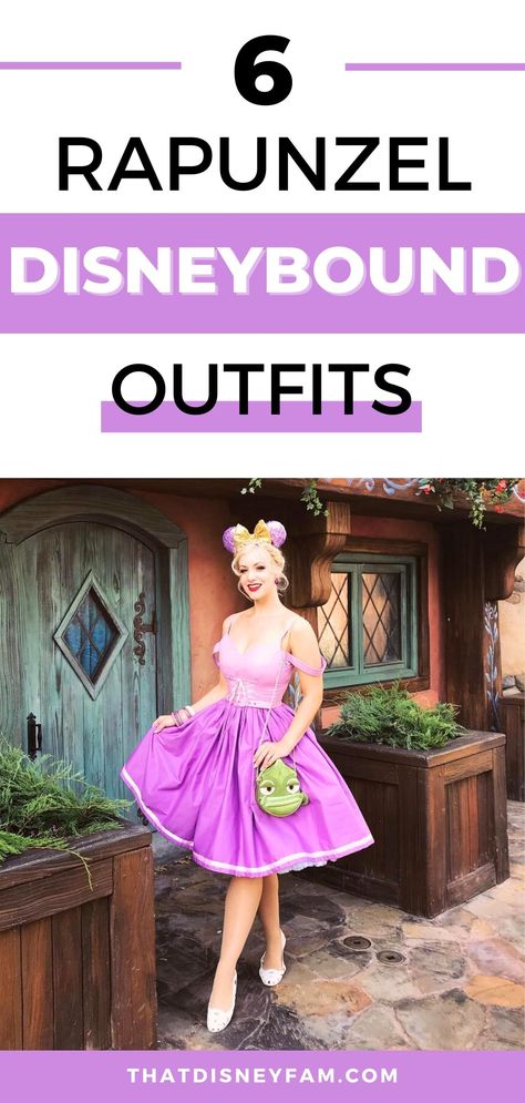 rapunzel disneybound outfits Tangled Costume Ideas, Disney Princess Bounding, Rapunzel Bounding, Disney World Outfits Princess, Disneybound Outfits Princess, Pascal Disneybound, Rapunzel Disney Bounding, Rapunzel Disney Outfit, Cinderella Outfit Ideas Disney