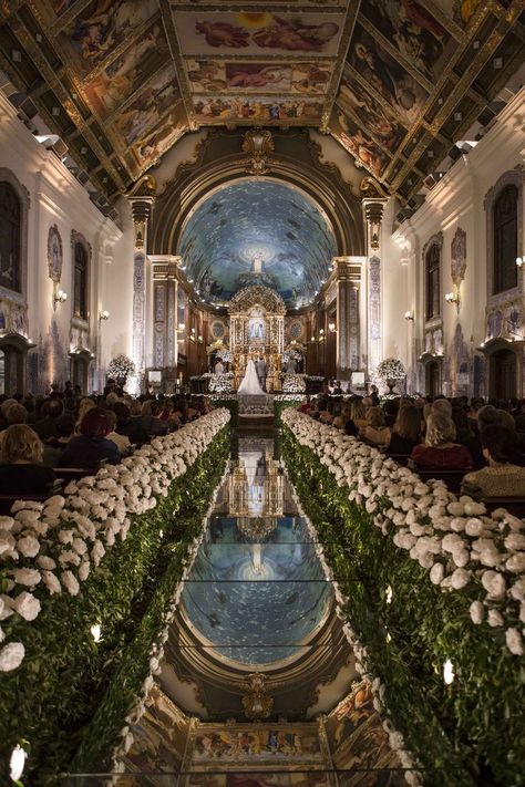 wedding Royalty Wedding Theme, Wedding Venues Church, Dream Wedding Reception, Dream Wedding Decorations, Extravagant Wedding, Cathedral Wedding, Dream Wedding Venues, Catholic Wedding, Fancy Wedding