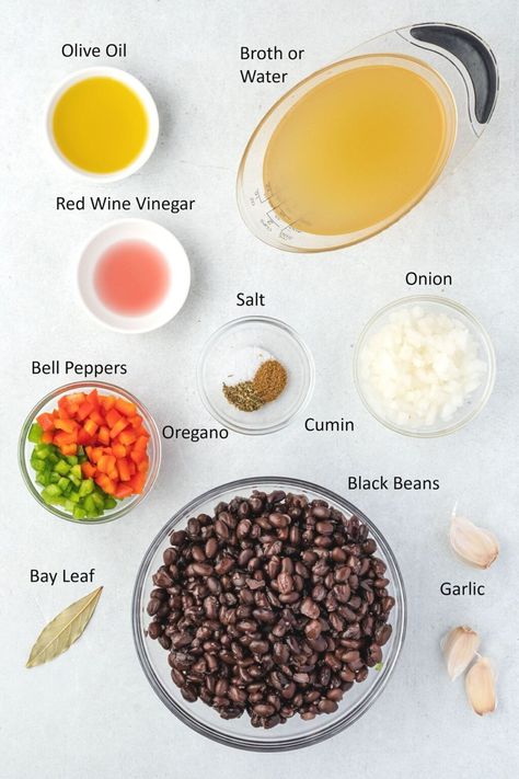 Canned Cuban-Style Black Beans Recipe – State of Dinner Black Beans Recipe, Cuban Black Beans, Black Bean Recipes, Canned Beans, Beans Recipe, Canned Black Beans, Crispy Bacon, Red Wine Vinegar, Bean Recipes