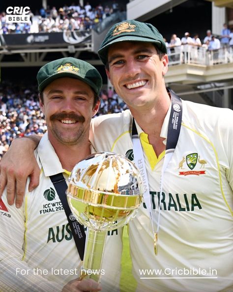 Travis Head's sensational 163 under immense pressure was an absolute gamechanger! 🔥🔥 #AUSvIND #WTCFinal #WTC2023 #CricBible Travis Head Cricketer, Don Bradman, Travis Head, Australian Cricket Team, Australia Cricket Team, Virat Kohli Portrait, Virat Kohli Portrait Photography, Pat Cummins, Cricket Australia