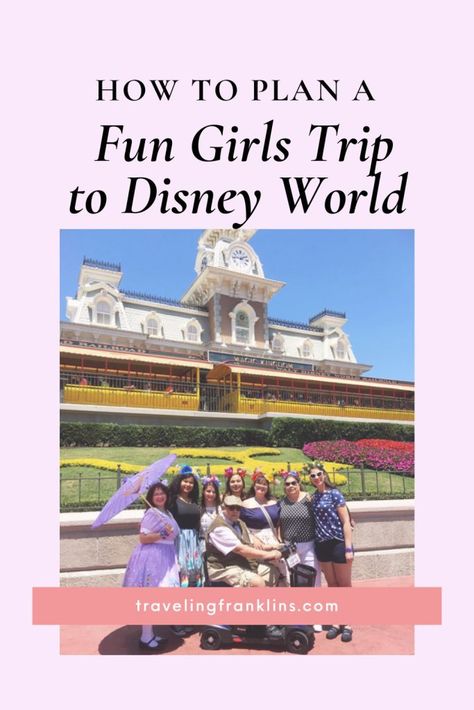 How to Plan a Fun Girls Trip to Disney World - Traveling Franklins Disney Girls Trip, Port Orleans Riverside, Disney Transportation, Trip To Disney World, Polynesian Village Resort, Polynesian Village, Contemporary Resort, Disney World Magic Kingdom, Grand Floridian