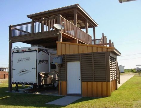 Porch For Camper, Rv Shelter, Trailer Deck, Rv Carports, Door Design Ideas, Camper Trailer Remodel, Rv Garage, Rv Cover, Diy Camper Remodel