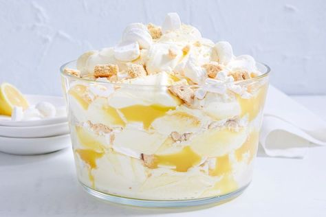 5-ingredient lemon Eton mess Simple Dessert Recipes, Lemon Bar, Christmas Recipes Easy, Eton Mess, Simple Dessert, Pies Maker, Salad With Sweet Potato, No Cook Desserts, 5 Ingredient