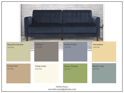 what-color-should-I-paint-my-wall-if-I-have-a-navy-sofa.001 Navy Sofa Living Room Colour Schemes Accent Wall, Sofa For Blue Wall, Paint Colors With Navy Blue Couch, Wall Color For Blue Sofa, Navy Couch Wall Color, Blue Wall Sofa Ideas, Living Room Paint Color Ideas With Blue Couch, Navy Couch Green Walls, Accent Wall With Navy Couch