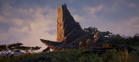 ArtStation - Lion King - Pride Rock, Jeremy Schmidt Pride Rock Lion King, Lion King Aesthetic, The Lion King Art, Lion King Pride Rock, Lion King Oc, Jurassic Park Series, Lion King Disney, Lion Head Tattoos, Lion King Fan Art