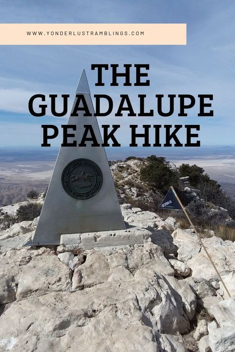 Explore the highest point in Texas on the Guadalupe Peak hike! Guadalupe Peak, Outdoors Lifestyle, Hiking Inspiration, Usa Hiking, Camping In Texas, Texas State Parks, Guadalupe Mountains National Park, Texas Destinations, Guadalupe Mountains