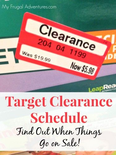 Target Clearance Schedule {When Do Things Go On Sale at Target?}  Check this out before you shop- great tips to find the best prices! Target Clearance Schedule, Target Clearance, Extreme Couponing, Budget Saving, Frugal Tips, Saving Ideas, Money Matters, Money Saver, Ways To Save Money