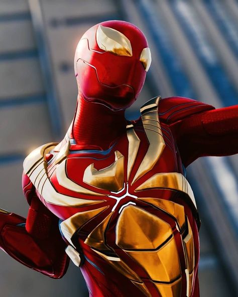 Spider Man Wallpapers, Iron Spider Man, Spider Gwen Costume, Iron Spider Suit, Spider Suit, Spiderman Comic Art, Spaider Man, Spiderman Costume, Iron Man Art