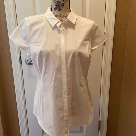 White Short Sleeve Shirt White Short Sleeve Shirt, White Short, Short Sleeve Shirt, White Shorts, Sleeve Shirt, Color White, Top Blouse, Blouses, Womens Tops