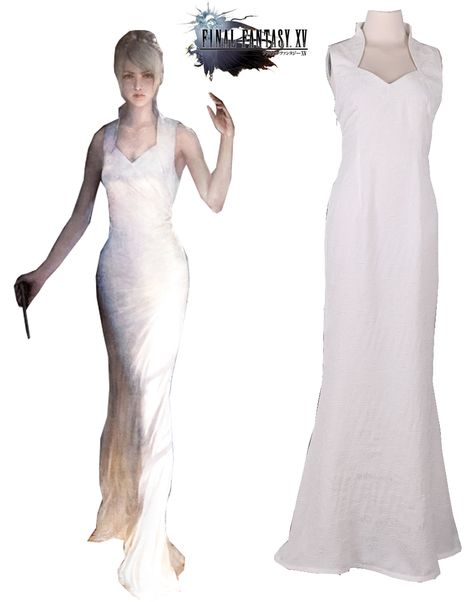 Luna Freya, Lunafreya Nox Fleuret, Princess Evening Dress, Game Cosplay, Dragon Girl, Princess Costume, Final Fantasy Xv, Costume Collection, Game Dresses