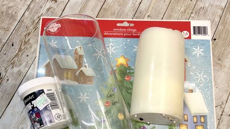 Dollar Tree Christmas Candle Holder Diy, Dollar Tree Christmas Candles, Dollar Tree Candlesticks, Candle Makeover, Christmas Candle Holders Diy, Dollar Tree Candle Holders, Candle Holder Diy, Dollar Tree Candles, Red Candle Holders