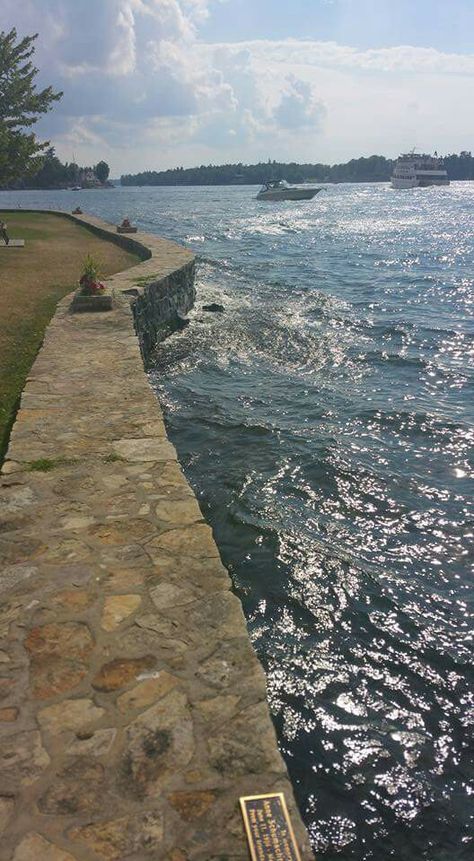 ST. Lawrence River, NY (2015) River Water Aesthetic, Bathing In River Aesthetic, River Bank Photography, Wild Rivers Water Park, Saint Lawrence River, St Lawrence River, St Lawrence, Happy Place, Happy Places