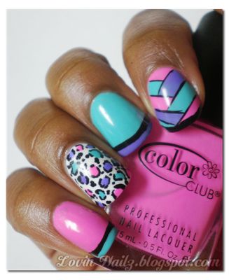 Two Colour Nails, Nails Color Combos, Colorful Nail, Bright Nails, Nails Polish, Popular Nails, Get Nails, Nail Varnish, Cute Nail Designs