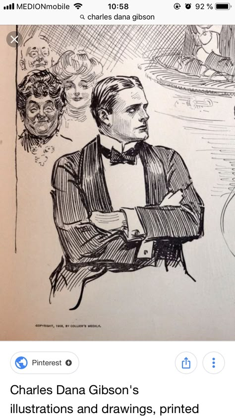 Charles Dana Gibson, Dana Gibson, Black And White Comics, Gibson Girl, Wow Art, Cool Sketches, Ink Illustrations, 영감을 주는 캐릭터, Art Books