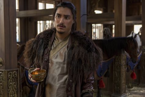 Marco Polo - Prince Jingim Marco Polo Netflix, Remy Hii, The Boy King, Blind Faith, Marco Polo, Character Creation, Face Claims, Character Inspiration, Fur Coat