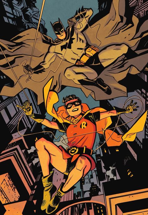 . (@batmancurated) on X Comic Panels Dc, Robin Year One, Robin And Batman, Comic Book Wallpaper, Chris Samnee, Dc Fanart, Dan Mora, James Gordon, Batman & Robin