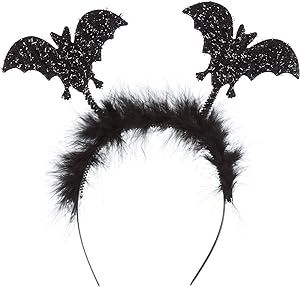 Halloween - These bat headboppers are the perfect Halloween accessory. The black glittery bats bop about on the black fluffy plastic headband. This headwear is super easy to pair with Halloween costumes Accessories - These glitter bat headbands are a convenient party accessory. Suitable for both adults and children to wear. The hat is comfortable and can be popped on at a moment's notice. Bat Headband, Origin Of Halloween, Fest Ideas, Halloween Accessories Hair, Bat Halloween, Halloween Headband, Flash Tattoos, Fallen Book, Black Bat