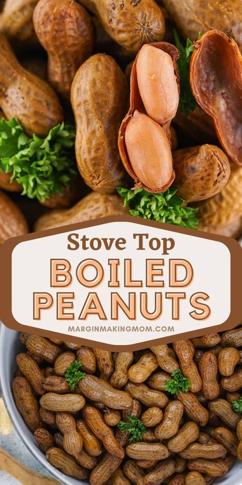 If you're a fan of southern boiled peanuts, you'll love making your own on your stove top at home! It's an easy recipe that transforms raw peanuts into the tender salty snack we love! Boiled Peanuts Recipe Stovetop, Peanuts Recipes, Boiled Peanuts Recipe, Cajun Boiled Peanuts, Recipe Shrimp, Boiled Peanuts, Food Experiments, Raw Peanuts, Quick Easy Vegan