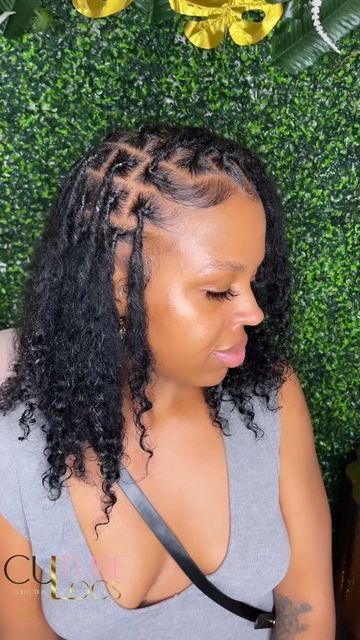 Culture Locs, Eva Pigford Locs, Instant Locs With Extensions Curly Ends, Large Starter Locs, Dred Loc Extensions, Loc Extensions Curly Ends, Girl Loc Hairstyles, Insta Locs Extensions, Locs Natural Hairstyles