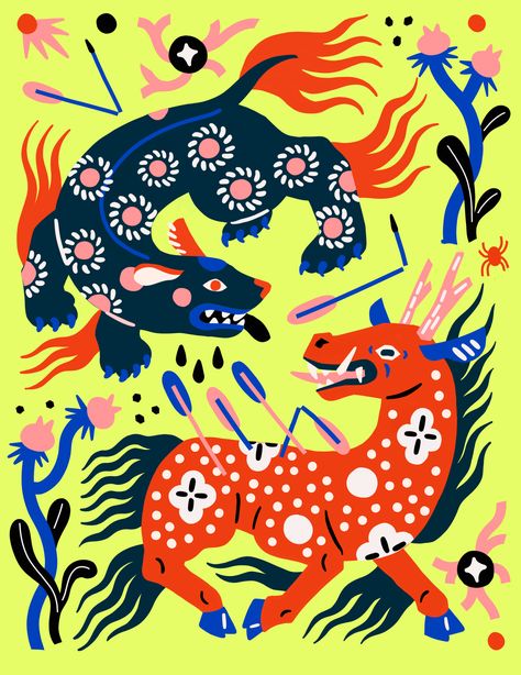 Home | Stevie Shao Tashi Rodriguez, Art Alevel, Art Biz, Creative Advertising Design, Animal Art Prints, Thai Art, Naive Art, Character Illustration, Painting Inspiration