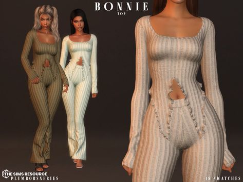 The Sims Resource - BONNIE top The Sims 4 Cc Resource Pajamas, Sims 4 Cc 2 Piece Set, Sims 4 Flared Pants, Sims 4 Women Clothes Cc Patreon Free, Winter Outfits Sims 4 Cc, Sims 4 Maxis Match Cc Tattoos, Sims 4 Must Have Cc, Sims 4 Cc Robes, Sims 4 Pregnant Belly