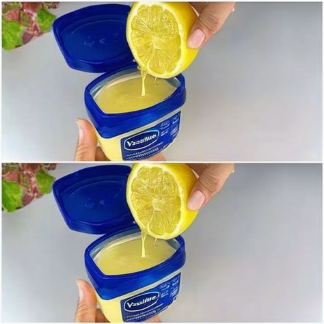 Discover the Astonishing Beauty Benefits of Vaseline and Lemon Vaseline For Under Eye Bags, Vaseline And Lemon, Vaseline And Lemon Juice For Face, Vaseline Benefits, Vaseline Uses For Face, Vaseline For Face, Passionfruit Slice, Lemon Hacks, Benefits Of Vaseline