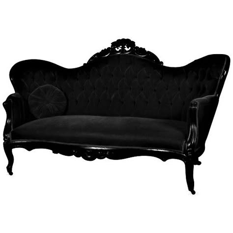 Victorian Sofas, Black Modern Sofa, Goth Furniture, Gothic Home Decor Ideas, Victorian Couch, Ashley Furniture Sectional, Blue Furniture Living Room, Pink Poison, Ashley Furniture Living Room