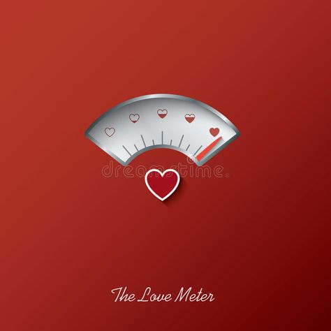 Valentines day card. Valentine card with love gauge concept design on red backgr , #affiliate, #gauge, #love, #design, #concept, #day #ad Valentine Day Creative Ads Design, Valentine Creative Ads, Valentine's Day Creative Ads, Valentines Day Ads, Design Ads Creative, Valentines Day Creative, Valentines Social Media, Social Media Campaign Design, Valentines Day Post