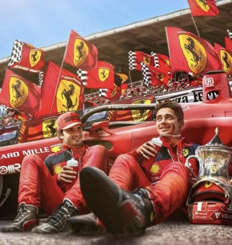 Charles Leclerc And Carlos Sainz, Charles Carlos, Charles And Carlos, Carlos And Charles, Prince Of Monaco, Forza Ferrari, F1 Aesthetic, Ferrari 360, F1 Wallpaper Hd