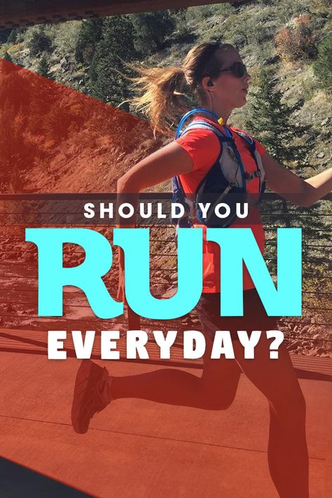 Should you run everyday? Why one coach says no Running Streak, Running Advice, Run Everyday, Running Guide, Running Playlist, Running Everyday, Half Marathon Training Plan, Lifetime Fitness, Running Injuries