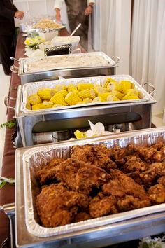 Chicken Bar, Diy Wedding Food, Wedding Buffet Food, Gourmet Breakfast, Reception Food, Wedding Reception Food, Wedding Buffet, Diy Simple, Buffet Food