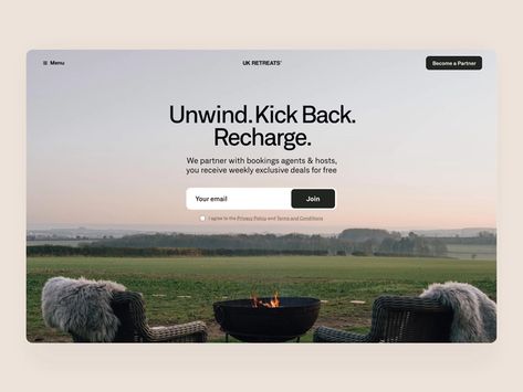 Retreat Website, Fitness Landing Page, Landing Page Animation, Design Animation, Landing Page Design, Landing Pages, Change The World, Page Design, Landing Page