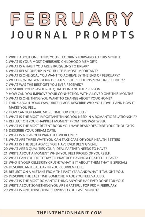 February Writing Challenge, Journal Prompts For February, February Prompts 2024, 30 Day Self Care Journal Prompts, February Journal Ideas Writing Prompts, 30 Day Challenge Journal Writing Prompts, 30 Days Of Journal Prompts, February Journal Prompts 2024, 2024 Journal Prompts