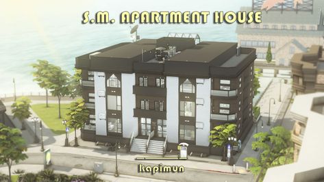 S.M. Apartment House: San Myshuno Sims 4 San Myshuno House, Modern Apartment Sims 4, Sims 4 San Myshuno Build, San Myshuno Builds, 1010 Alto Apartments Sims 4, San Myshuno Apartment, Sims 4 San Myshuno Apartment, Sims 4 San Myshuno, Modern Apartment Building