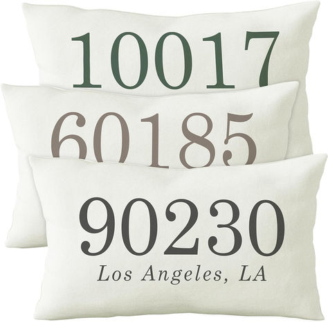 Cozy up Any Space with Personalized Throw Pillow: We want to make your place's more pleasent and stylish. Adding your home decor a personalized pillow case is great idea. Your homeland's name, zip code will be part of your home and your life. Feeling your homeland any time is easy with custom lumbar pillow covers. We all miss some places and that is why we created this special pillowcase to always feel them with us. Zip Code Pillows, Gifts For Realtors, Custom Cushion Covers, Stylish People, Lumbar Pillow Covers, Personalized Throw Pillow, Engagement Presents, Personalized Pillow Cases, Personalized Pillow