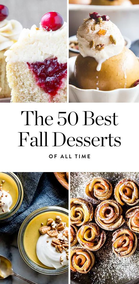 Easy Fall Dessert Recipes, Best Fall Desserts, Treats To Bake, Fall Desserts Apple, Fall Dessert Recipes Easy, Dessert Oreo, Fall Desserts Easy, Desserts Vegan, Light Desserts