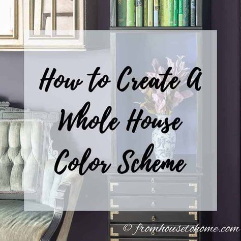 Whole House Color Scheme, House To Home, Choosing Paint Colours, Choosing Paint, Trending Paint Colors, Inside House, Interior Decorating Tips, House Color Palettes, Paint Color Schemes