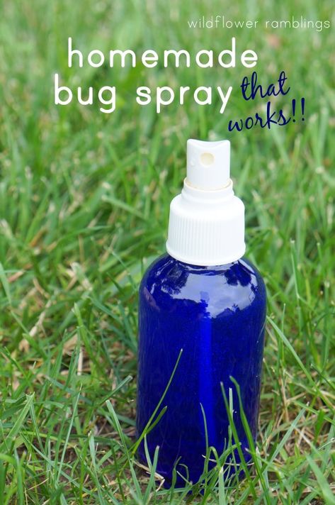 homemade bug spray with essential oils - Wildflower Ramblings Homemade Bug Spray Recipe, Natural Bug Spray Recipe, Diy Deodorant Spray, Kids Deodorant, Homemade Bug Spray, Skin Recipes, Diy Bug Spray, Bug Spray Recipe, Natural Bug Spray