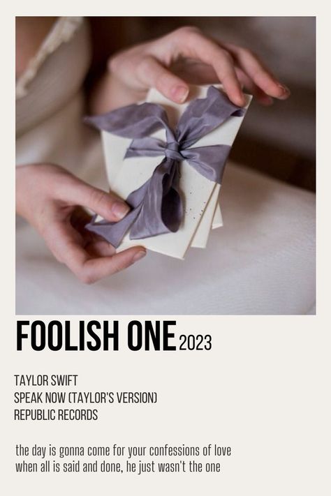 Foolish One Taylor Swift Aesthetic, Speak Now Polaroid Poster, Speak Now Polaroid, Foolish One Taylor Swift, Enchanted Polaroid Poster Taylor Swift, Taylor Swift Minimalist Poster Speak Now, Taylor Swift Song Polaroid Speak Now, Taylor Swift Songs Polaroid Poster, Beautiful Eyes Taylor Swift