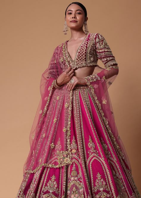 Maroon Silk Velvet 16 Kali Lehenga Set Jacket Style Blouse, Kali Lehenga, Mughal Motifs, Pink Bridal Lehenga, Zardosi Embroidery, Sangeet Outfit, Velvet Lehenga, Latest Bridal Lehenga, Lehenga Blouse Designs