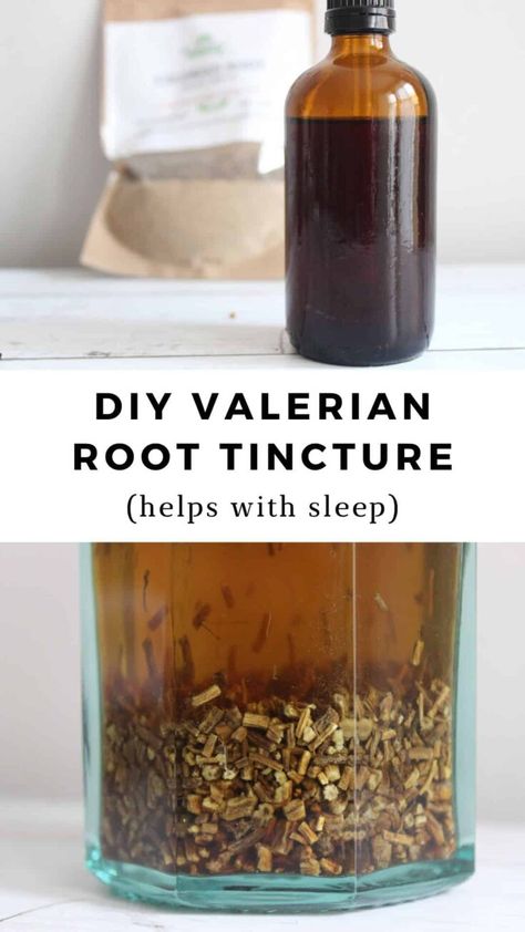 Sleep Tincture, Herbs For Sleep, Herbal Vinegar, Tinctures Recipes, Bitters Recipe, Homemade Alcohol, Valerian Root, Herbal Recipes, Herbal Tinctures