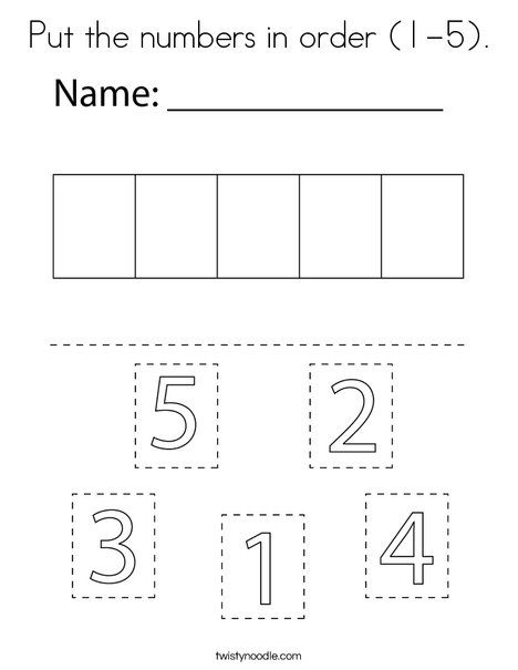 Put the numbers in order (1-5) Coloring Page - Twisty Noodle Numbers 0-5 Worksheets, Number Review Worksheets 1-10, Review Numbers 1-5 Preschool, 1-5 Activities For Preschool, Number Review 1-5 Preschool, 1-5 Number Activities, Numbers 1-5 Activity Preschool, Numbers 1-5 Activities Preschool, Number 5 Preschool Activities