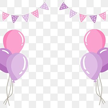 Birthday Elements, Balloon Images, Balloon Vector, Elephant Birthday Party, Balloon Png, Birthday Banner Template, Balloon Template, Birthday Flags, Card Making Designs